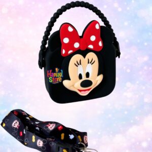 kids silicone bag in pakistan black minnie crossbody for girls
