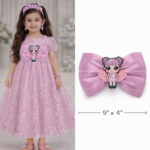 Fancy Frock Bows Pakistan 9x4 inch pink fairy doll party dress bow