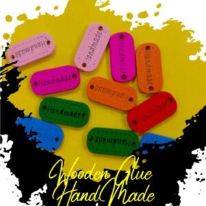 Handmade Wooden Buttons Pakistan Colorful Sewing Tag Buttons