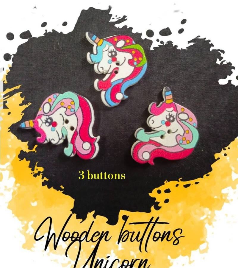 Watermelon Wooden Buttons Pakistan 4 Pcs Fruit Sewing Buttons
