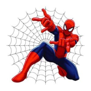 Spider-Man Heat Transfer Patch Superhero Iron On Sticker for Kids