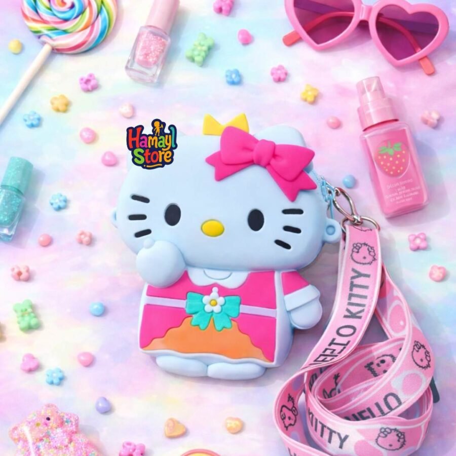 kids silicone bag in pakistan pink minnie polka dot crossbody for girls