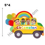 CoComelon Heat Transfer Patch – Cartoon Iron On Sticker for Kids Clothing