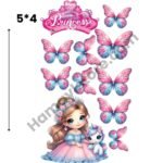 Princess Iron On Patch premium heat transfer design for girls dresses