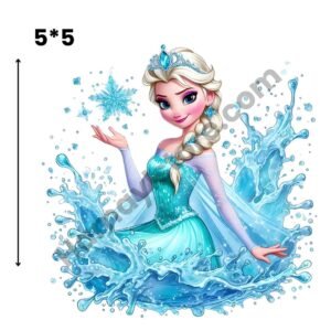 Frozen Elsa Iron On Patch 2026 waterproof heat transfer design Pakistan