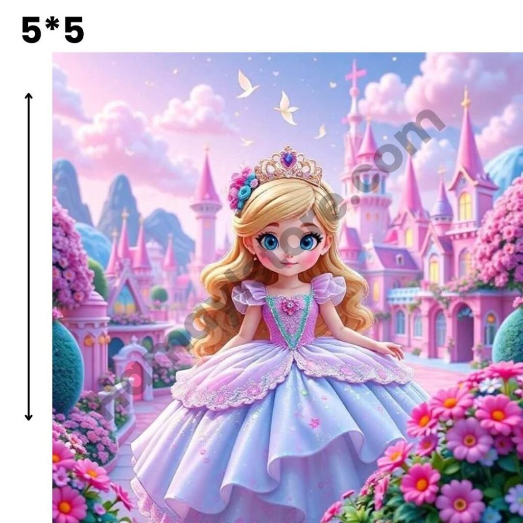 Royal Princess Castle Iron On Patch 2026 waterproof heat transfer design Pakistan