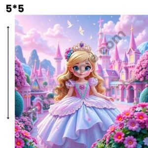 Royal Princess Castle Iron On Patch 2026 waterproof heat transfer design Pakistan