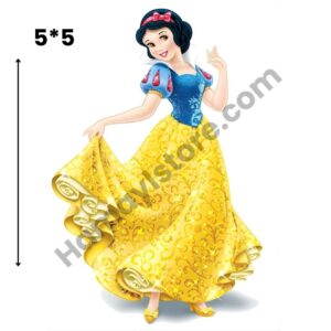 Snow White Iron On Patch premium 5x5 princess heat transfer design