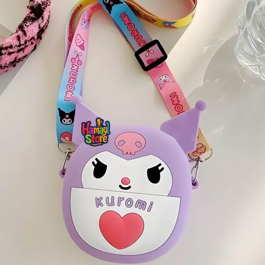 kids silicone bag in pakistan lilac kuromi crossbody for girls