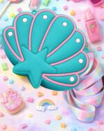 Mermaid Shell Kids Silicone Bag in Pakistan Cute Sea Shell Crossbody Purse for Girls