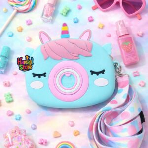 Unicorn Kids Silicone Bag in Pakistan Cute Cartoon Camera Crossbody Purse for Girls