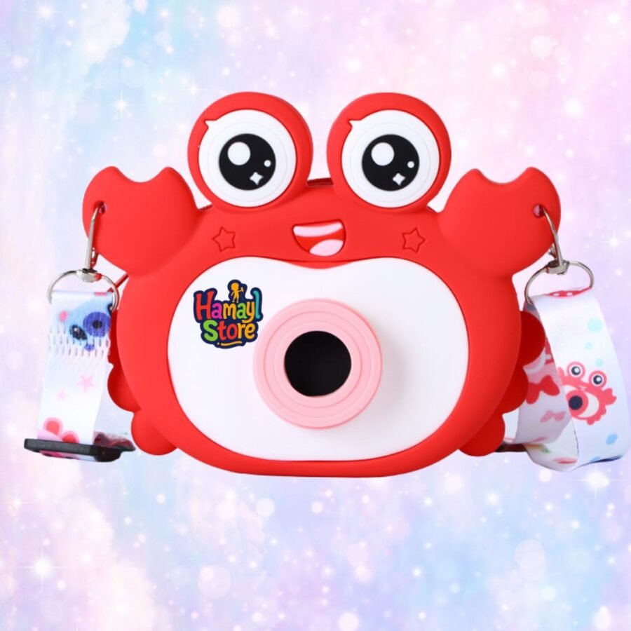 Crab Kids Silicone Bag in Pakistan Cute Cartoon Camera Crossbody Purse for Girls