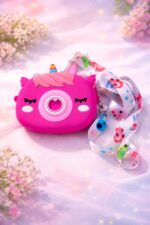 Kids Silicone Bag in Pakistan – Dark Pink Unicorn Cute Mini Crossbody Purse for Girls | 2026 Trend