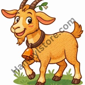 Cute Goat Heat Transfer Patch premium Eid ul Adha iron on patch Pakistan