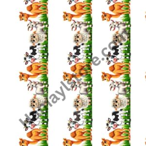 Eid Animal Border Heat Transfer Patch premium cow camel goat sheep border design Pakistan