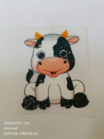 Cute Baby Cow Heat Transfer Patch premium cartoon cow iron on patch Pakistan
