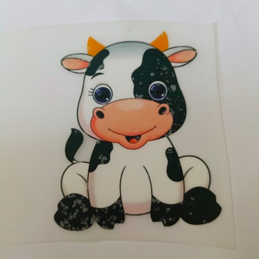 Cute Baby Cow Heat Transfer Patch premium cartoon cow iron on patch Pakistan