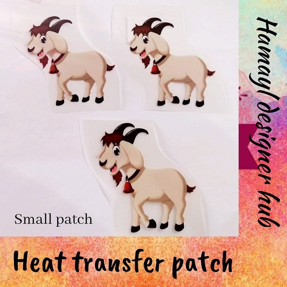 Bakra - Small Patch 1 - Iron On Patch
