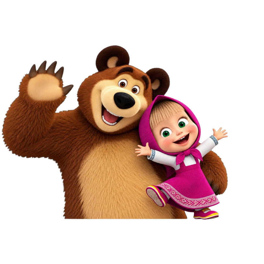 Masha & Bear Big Patch – P10117
