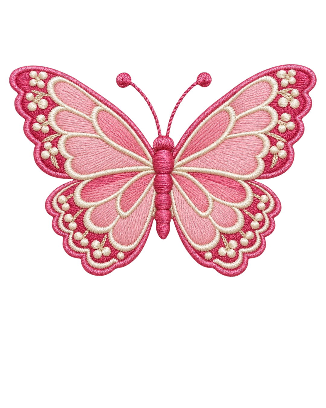 Pink Butterfly Patch – P10102