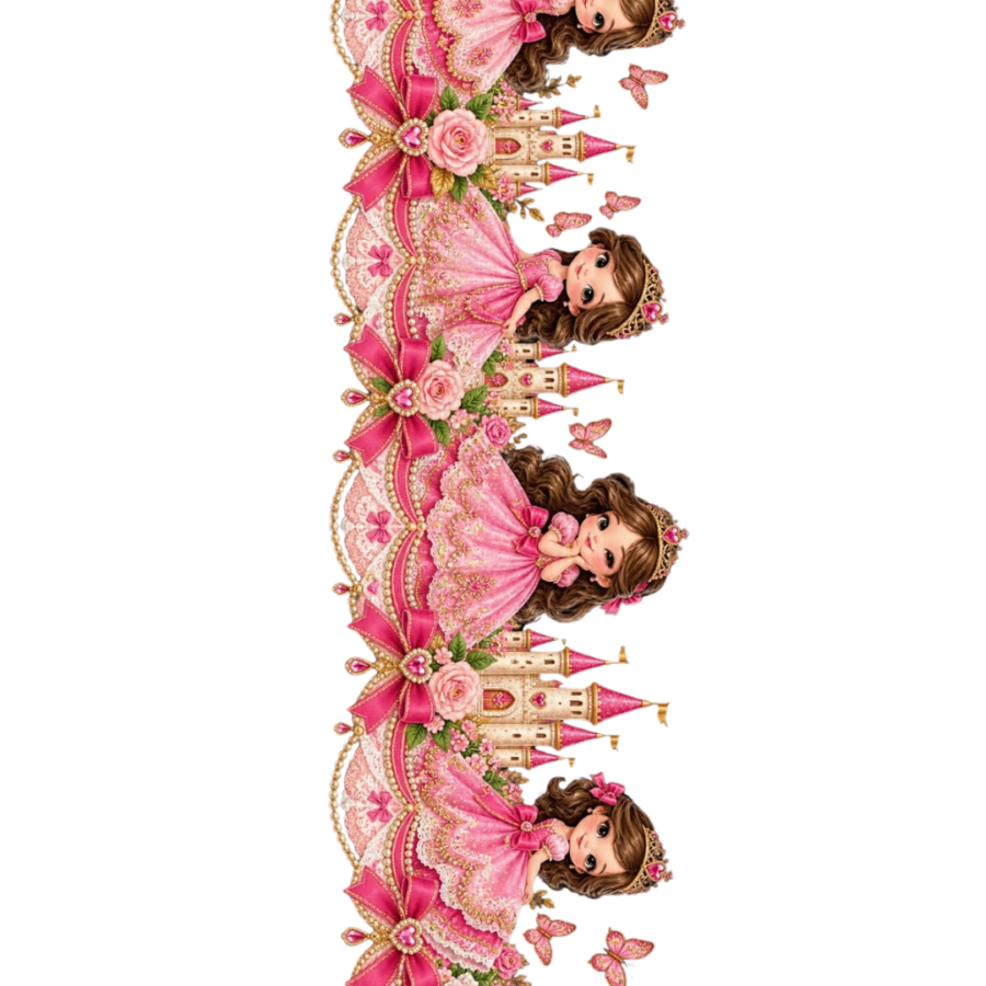 Pink Princess Big Border – P10115