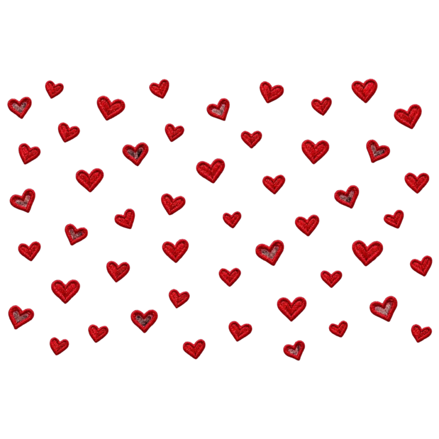 Red Heart Design Patch – P10116