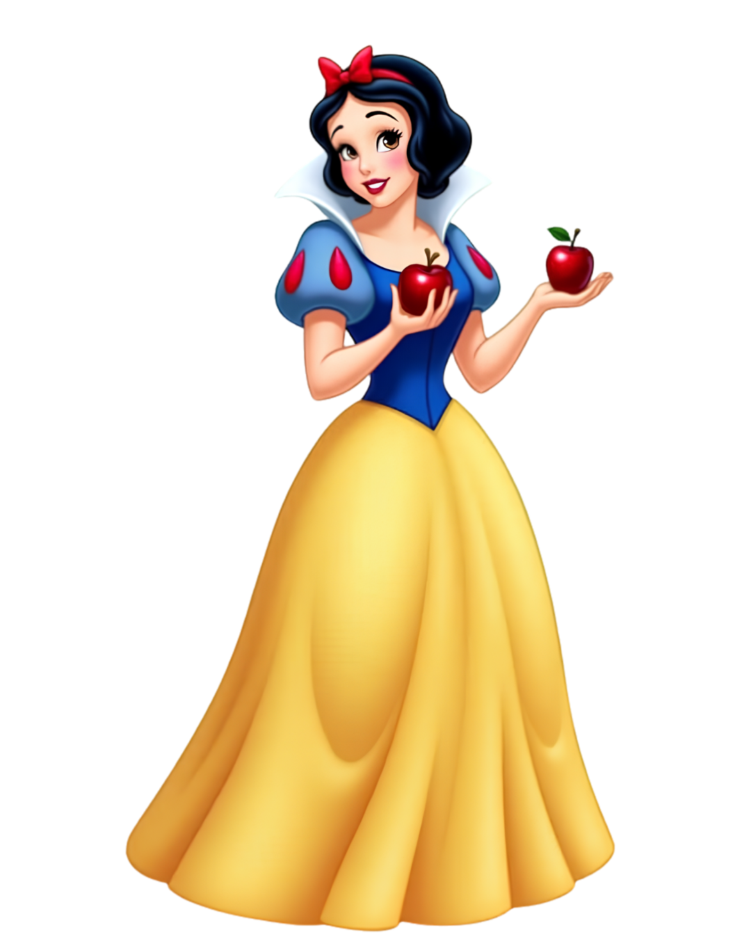 P1013 Kids Princess Doll Patch – Snow White Apple Design